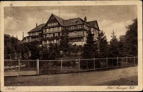 Ak Oberhof im Thüringer Wald, Hotel Thüringer Wald