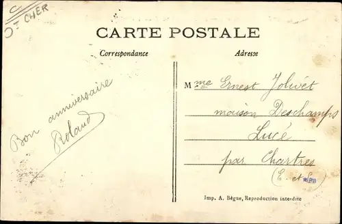 Ak Saint Florent Cher, La Chaussée de César