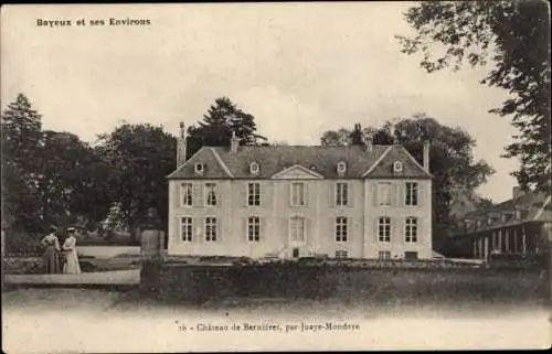 Ak Bayeux Calvados, Chateau de Bernieres, par Juaye Mondaye