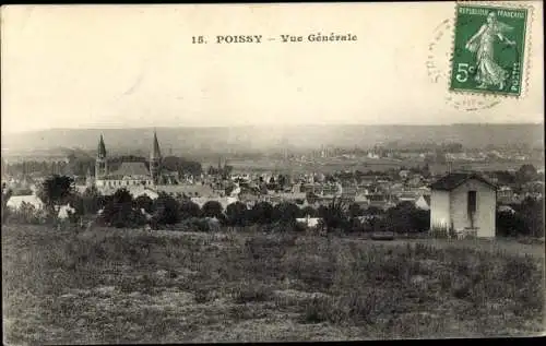 Ak Poissy Yvelines, Vue générale