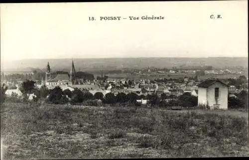 Ak Poissy Yvelines, Vue générale