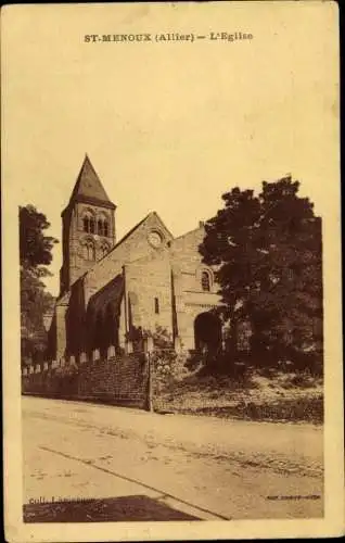 Ak Saint Menoux Allier, L'Eglise