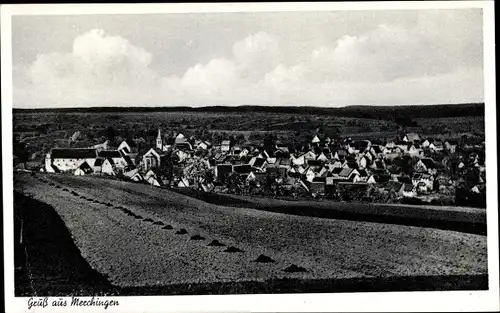 Ak Merchingen Ravenstein Neckar Odenwald Kreis, Panorama vom Ort