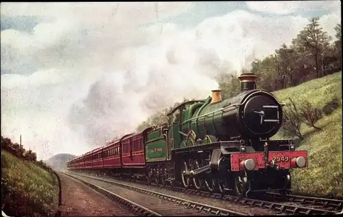 Ak Britische Eisenbahn Harrogate, Great Western Railway 2949