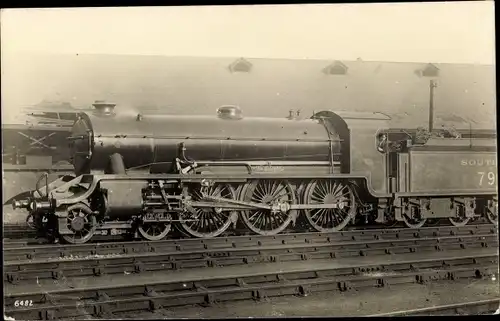 Foto Ak Britische Eisenbahn Nine Elms, E790