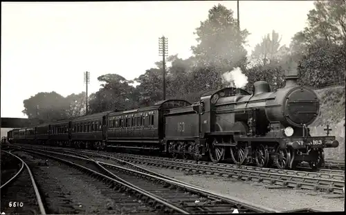 Foto Ak Britische Eisenbahn, 1163 163