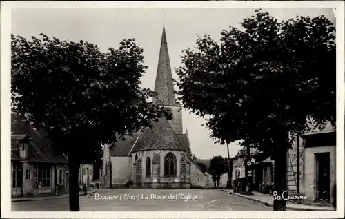 Ak Baugy Cher, La Place de l'Eglise