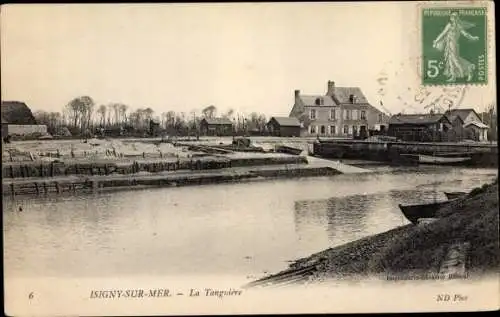 Ak Isigny sur Mer Calvados, La Tanguiere