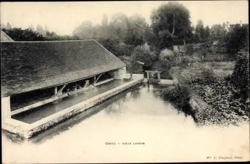 Ak Gretz-Armainvilliers Seine et Marne, Vieux Lavoir