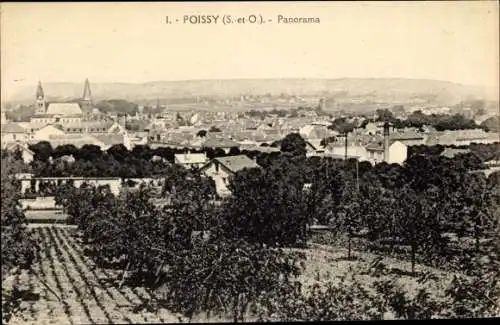 Ak Poissy Yvelines, Panorama