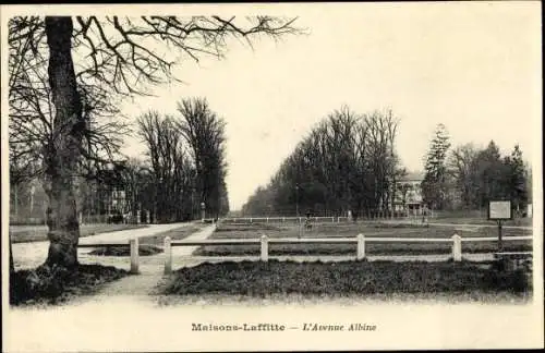 Ak Maisons Laffitte Yvelines, Avenue Albine