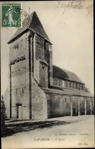 Ak Lavardin Loir et Cher, L'Eglise