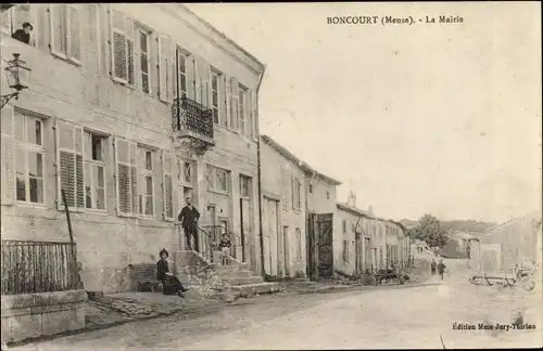 Ak Boncourt sur Meuse Meuse, La Mairie
