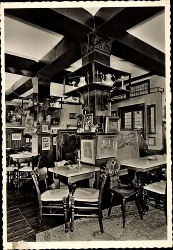 Ak Ruhrort Duisburg Nordrhein Westfalen, Gaststätte Postkutsche, Karlsplatz