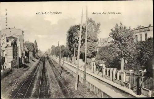 Ak Bois Colombes Hauts de Seine, Avenue des Belles vues