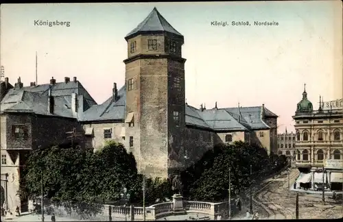 Ak Kaliningrad Königsberg Ostpreußen, Königliches Schloss Nordseite