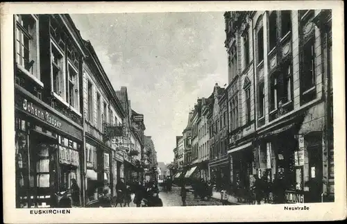 Ak Euskirchen Nordrhein Westfalen, Neustraße, Geschäft Johann Kasper