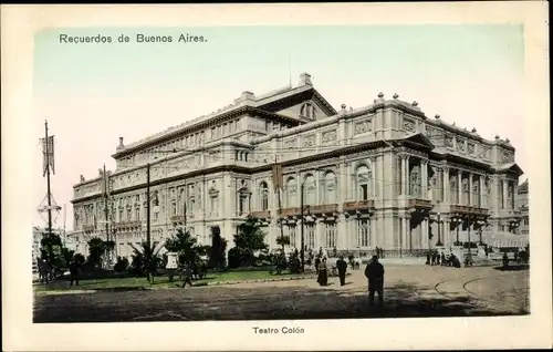 Ak Buenos Aires Argentinien, Teatro Colón