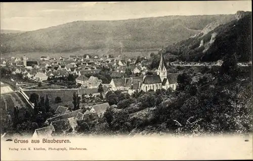 Ak Blaubeuren Baden Württemberg, Panorama