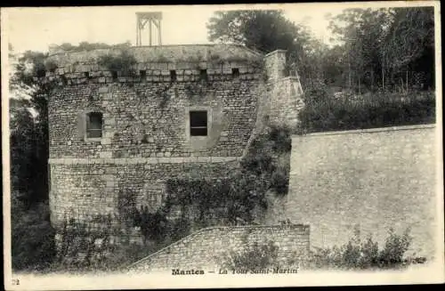 Ak Mantes Yvelines, La Tour Saint Martin