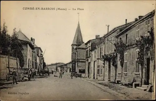 Ak Condé en Barrois Les Hauts de Chée Meuse, La Place