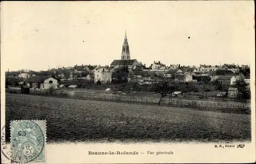 Ak Beaune la Rolande Loiret, Vue generale