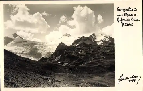 Ak Zillertal Tirol, Tuxjochhaus, Olperer