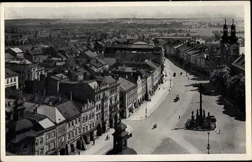 Ak Hradec Králové Königgrätz Stadt, Velke Namesti, Großer Platz