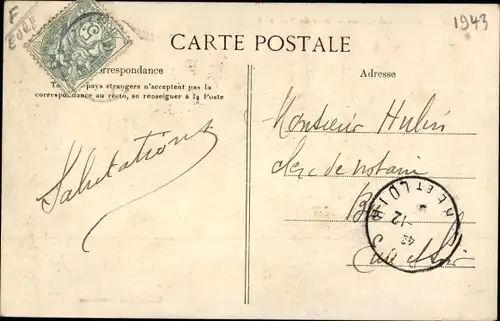 Ak Bourth, Rue de Verneuil, gens