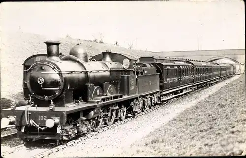 Foto Ak Britische Eisenbahn, Great Western 102