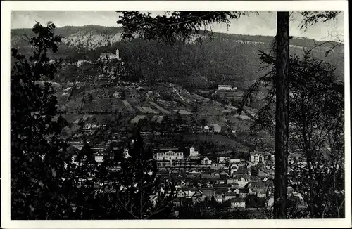 Ak Bad Blankenburg in Thüringen, Burg Greifenstein, Waldhaus Tanneck