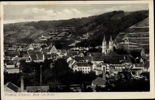 Ak Freyburg an der Unstrut, Blick vom Rödel