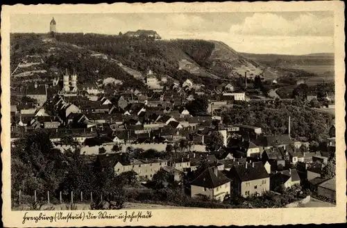 Ak Freyburg an der Unstrut, Blick über den Ort