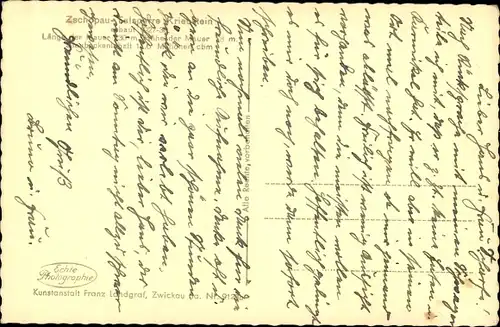 Ak Kriebstein Lauenhain Mittelsachsen, Zschopau Talsperre, Salondampfer