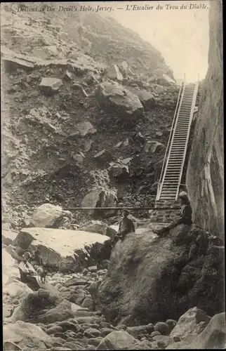 Ak Kanalinsel Jersey, Descent in the Devil's Hole, L'Escalier du Tru du Diable