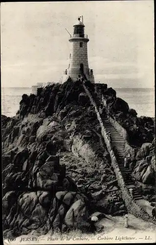 Ak Kanalinsel Jersey, Phare de la Corbiere, Corbiere Lighthouse