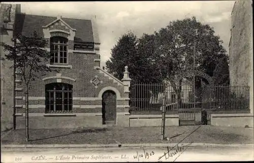 Ak Caen Calvados, L'Ecole Primaire Superieure