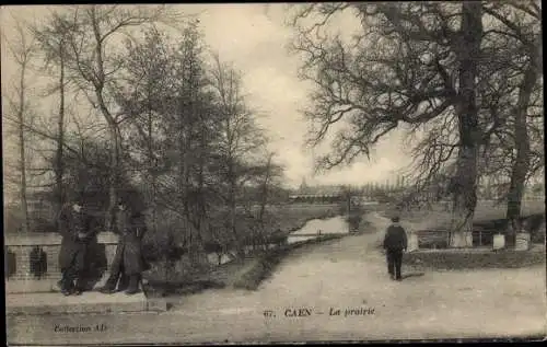 Ak Caen Calvados, La Prairie