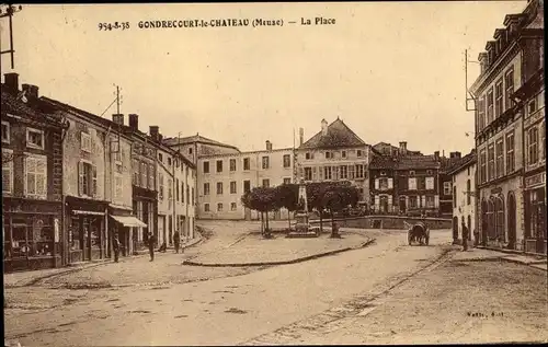 Ak Gondrecourt le Chateau Meuse, La Place