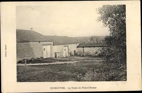 Ak Courouvre Meuse, La Ferme de Hauts Champs