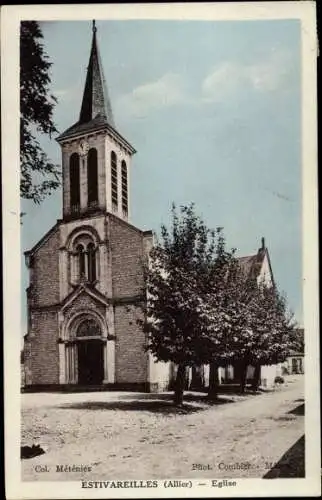 Ak Estivareilles Allier, Eglise