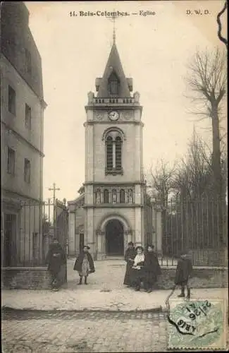 Ak Bois Colombes Hauts de Seine, Eglise