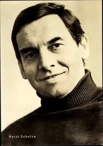 Ak Schauspieler Horst Schulze, Portrait