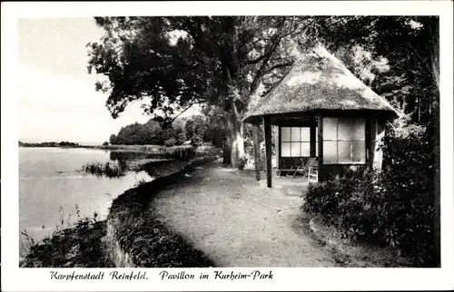 Ak Reinfeld in Schleswig Holstein, Pavillon im Kurheim Park