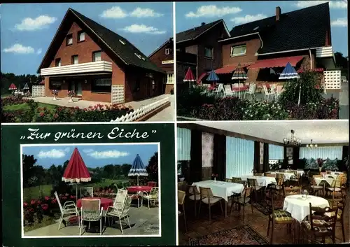 Ak Ahnsen Niedersachsen, Gasthaus Zur grünen Eiche, M. Ippensen, Obernkirchener Str. 18