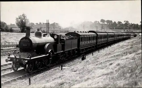 Foto Ak Britische Eisenbahn, 661, D490, Davon Bradford express leaving Clostree tunnel