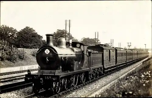 Foto Ak Britische Eisenbahn, 4096, up Boat Express near Orpington