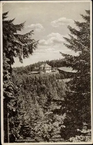Ak Wernigerode am Harz, Berghotel