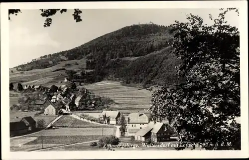 Ak Waltersdorf Großschönau in Sachsen, Panorama mit Lausche