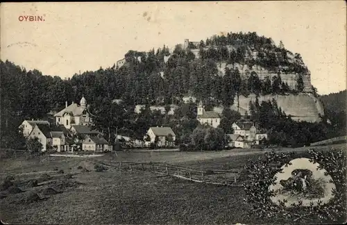 Ak Oybin in Sachsen, Panorama, Berg Oybin